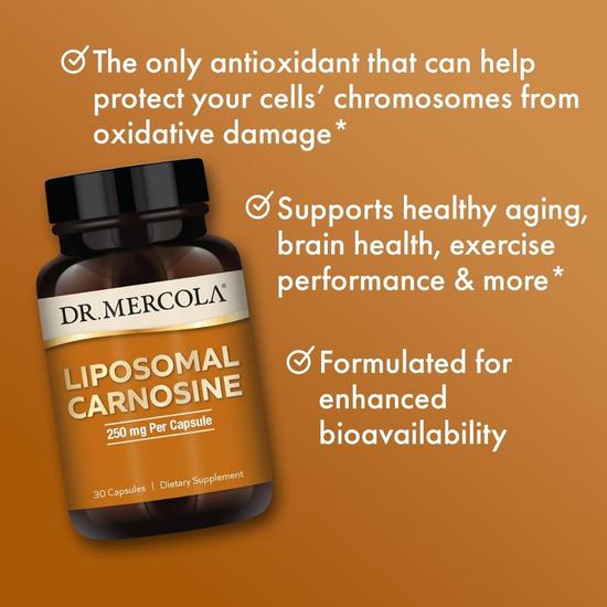 Dr. Mercola Liposomal Carnosine Capsules 30 Capsules
