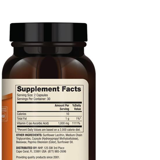 Dr. Mercola Liposomal Vitamin C Capsules 60 Capsules