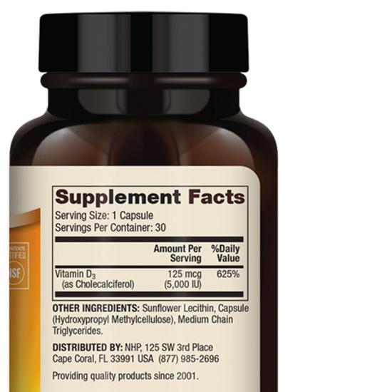 Dr. Mercola Liposomal Vitamin D3 5000iu Capsules 30 Capsules