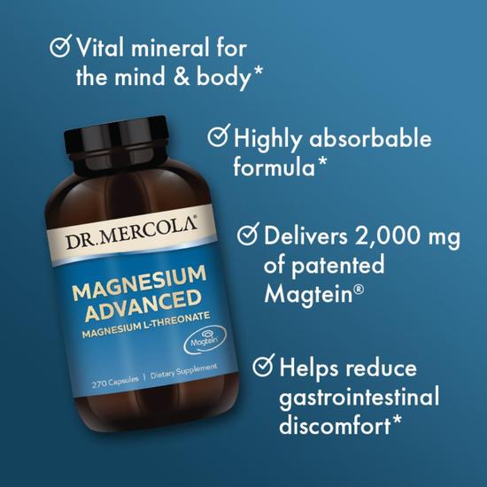 Dr. Mercola Magnesium Advanced Capsules 90 Capsules
