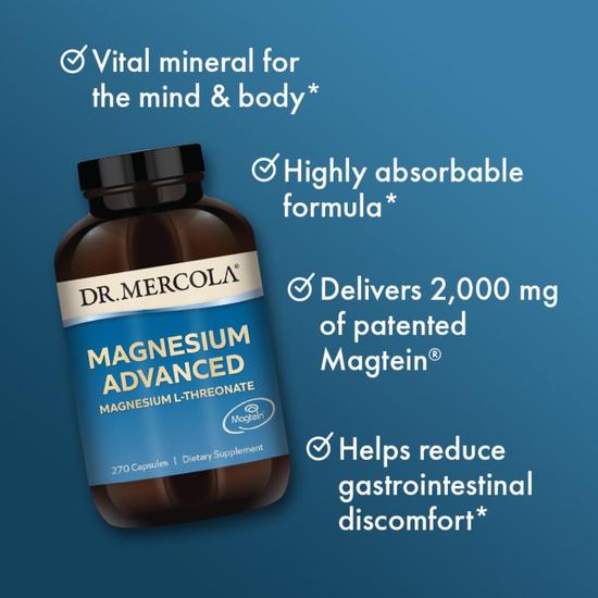 Dr. Mercola Magnesium Advanced Capsules 90 Capsules