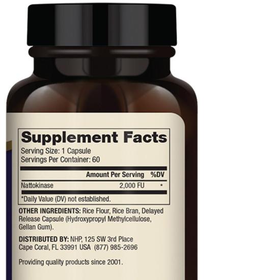 Dr. Mercola Nattokinase Capsules 60 Capsules