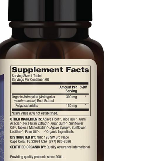 Dr. Mercola Organic Astragalus Extract Tablets 60 Tablets