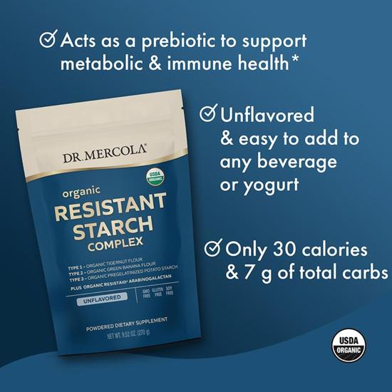 Dr. Mercola Organic Resistant Starch Complex Powder 270g