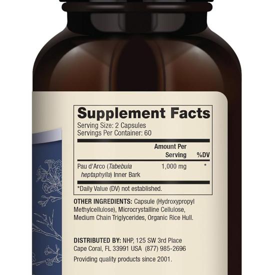 Dr. Mercola Pau D'Arco Capsules 120 Capsules