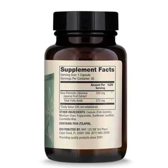 Dr. Mercola Saw Palmetto Capsules 30 Capsules