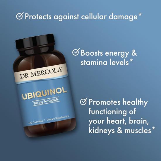 Dr. Mercola Ubiquinol 200mg Capsules 30 Capsules
