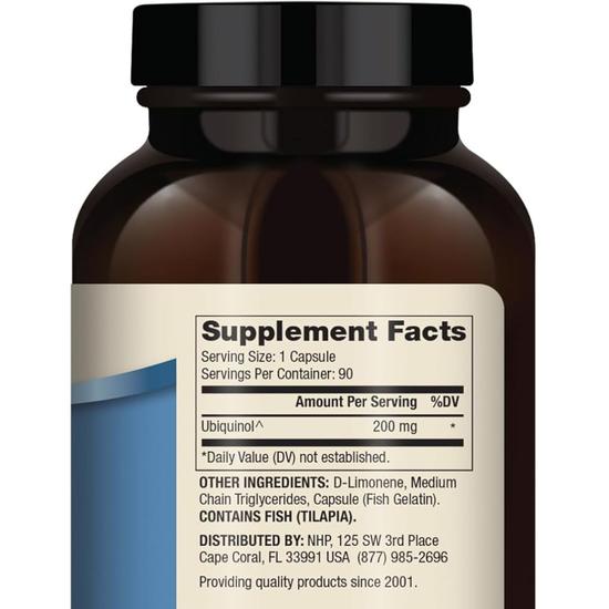 Dr. Mercola Ubiquinol 200mg Capsules 30 Capsules