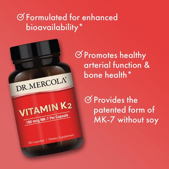 Dr. Mercola Vitamin K2 Capsules 30 Capsules