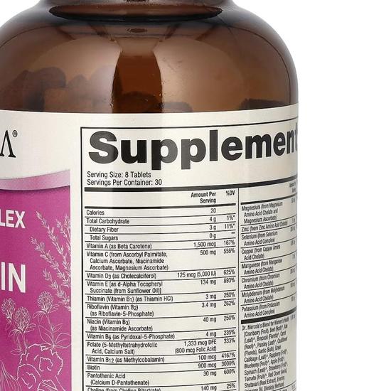 Dr. Mercola Whole-Food Complex With Added Multivitamin Plus Vital Minerals For Women 240