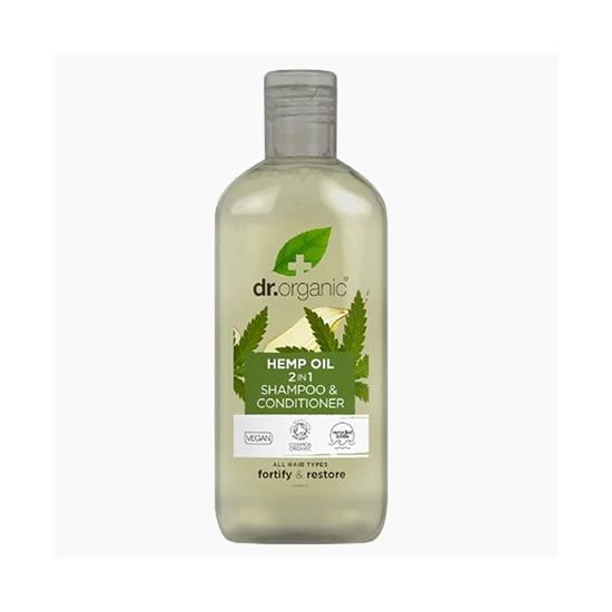 Dr. Organic Bioactive Hair Care Hemp Oil 2 In 1 Shampoo & Conditioner 265ml