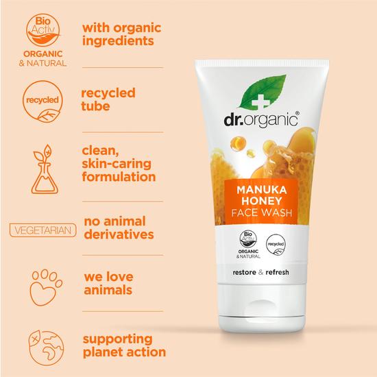 Dr. Organic Bioactive Skin Care Organic Manuka Honey Active Face Mask 125ml