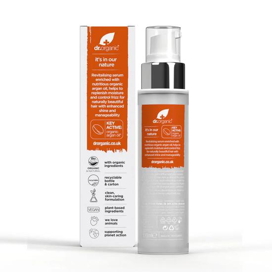 Dr. Organic Bioactive Skin Care Organic Moroccan Argan Oil Hair Treatment Serum 100ml
