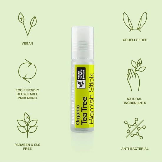 Dr. Organic Bioactive Skin Care Organic Tea Tree Blemish Stick 8ml