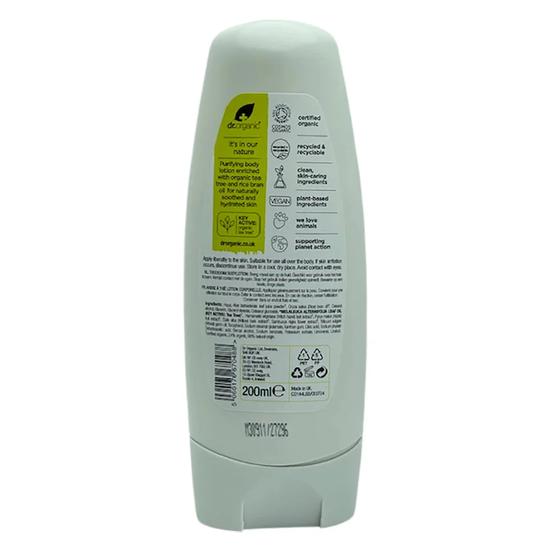 Dr. Organic Bioactive Skin Care Organic Tea Tree Body Lotion 200ml