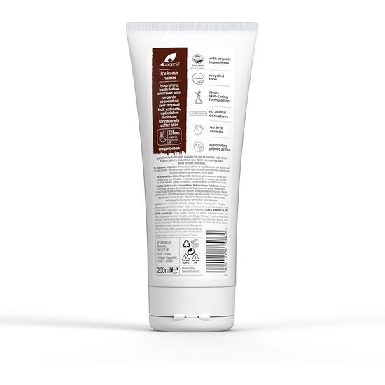 Dr. Organic Bioactive Skin Care Organic Virgin Coconut Oil Body Lotion 200ml