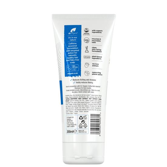 Dr. Organic Plus Anti Dandruff Conditioner With Coffee 200ml