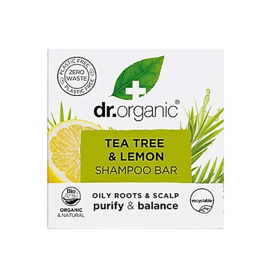 Dr. Organic Tea Tree & Lemon Shampoo Bar 75g