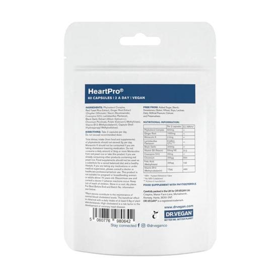 Dr Vegan HeartPro Heart Health Capsules 60 Capsules