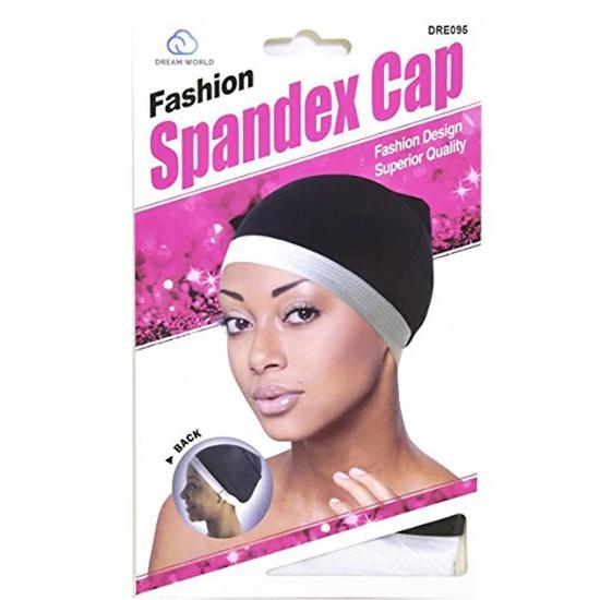 Dream Fashion Spandex Cap DRE095 White/Black