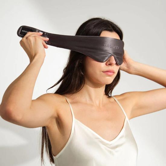 Drowsy Moonlight Shadow Featherweight Silk Sleep Mask