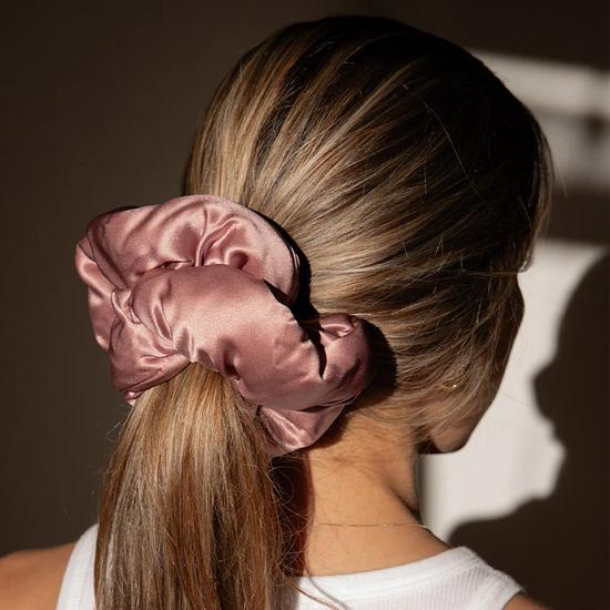 Drowsy Padded Scrunchie Midnight Blue