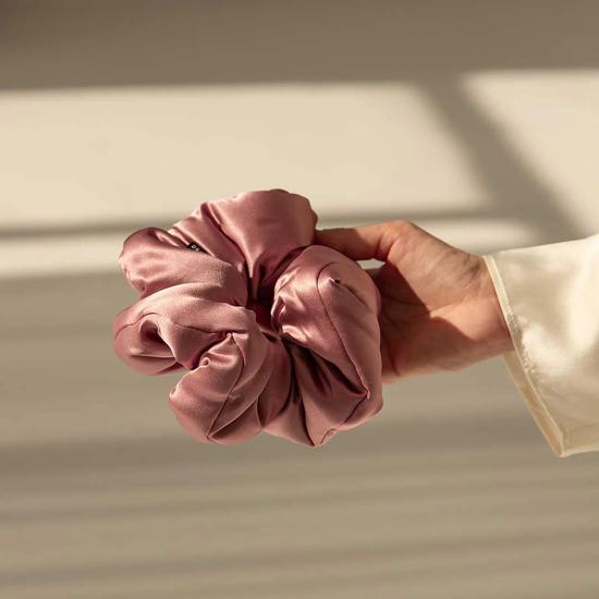 Drowsy Padded Scrunchie Midnight Blue