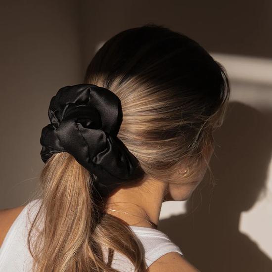 Drowsy Padded Scrunchie Midnight Blue