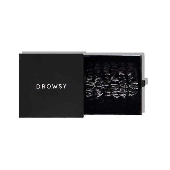 Drowsy Skinny Scrunchie Set Rose, Dusty, Black