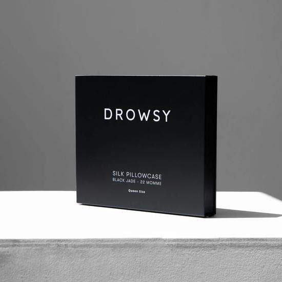 Drowsy Sleep Co Black Jade Silk Pillowcase 1 unit