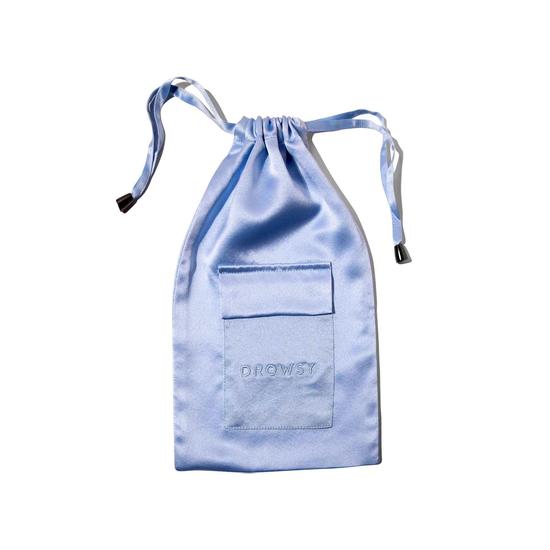 Drowsy Sleep Co Blue Belle Silk Carry Pouch