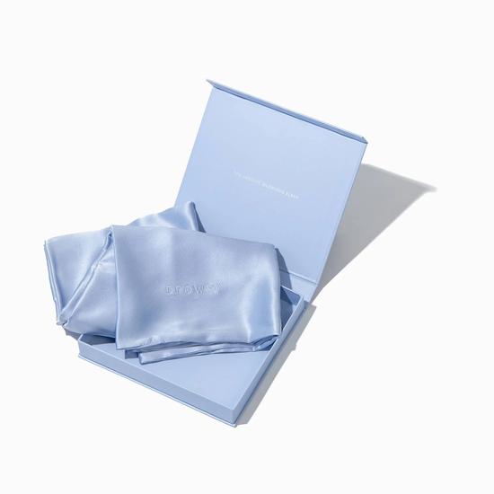 Drowsy Sleep Co Blue Belle Silk Pillowcase 1 unit