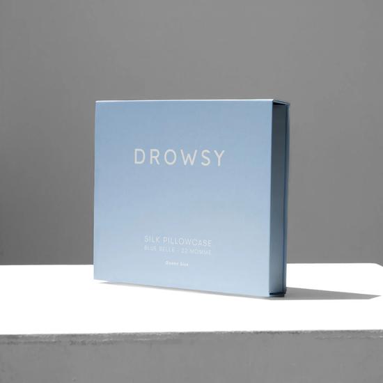 Drowsy Sleep Co Blue Belle Silk Pillowcase 1 unit