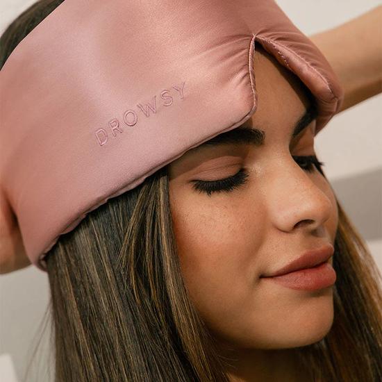 Drowsy Sleep Co Damask Rose Eyelash Protecting Mask