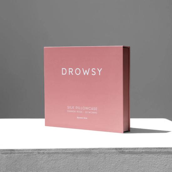 Drowsy Sleep Co Damask Rose Silk Pillowcase 1 unit