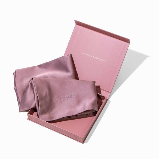 Drowsy Sleep Co Damask Rose Silk Pillowcase 1 unit