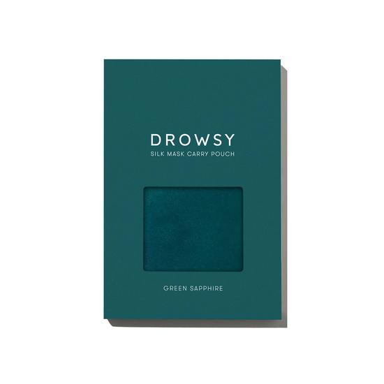 Drowsy Sleep Co Green Sapphire Silk Carry Pouch Sales