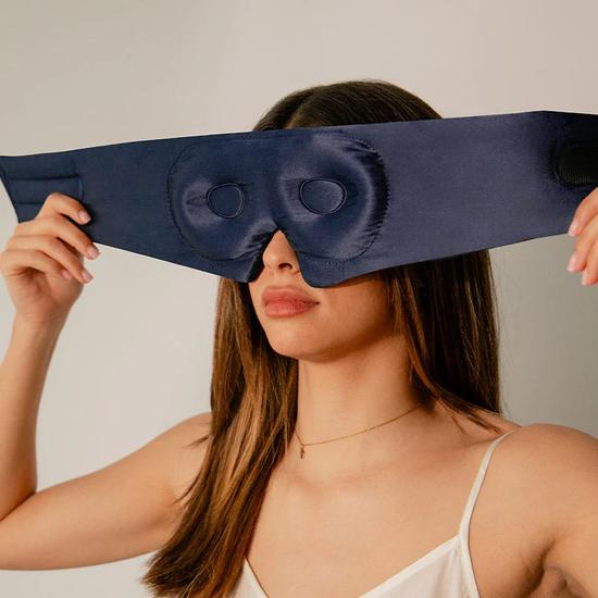 Drowsy Sleep Co Midnight Blue Eyelash Protecting Mask