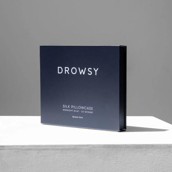 Drowsy Sleep Co Midnight Blue Silk Pillowcase 1 unit