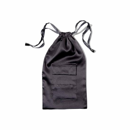 Drowsy Sleep Co Moonlight Shadow Silk Carry Pouch