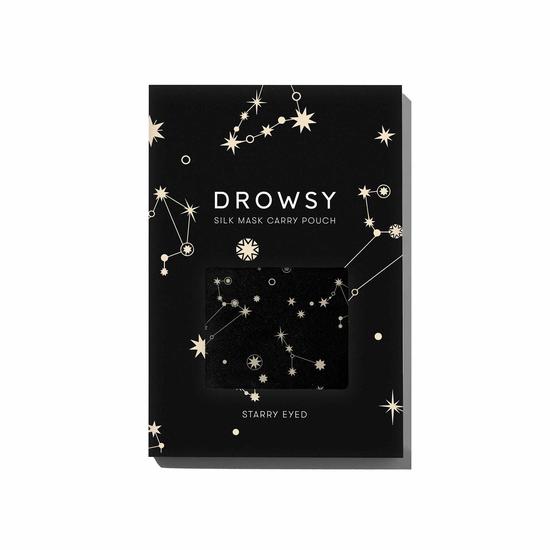 Drowsy Starry Eyed Silk Carry Pouch