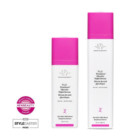 Drunk Elephant T.L.C. Framboos Glycolic Night Serum 8ml