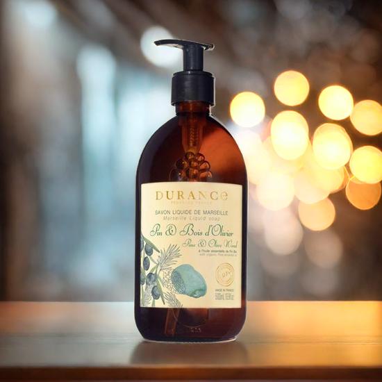 Durance Pine & Olive Wood Liquid Marseille Soap 500ml