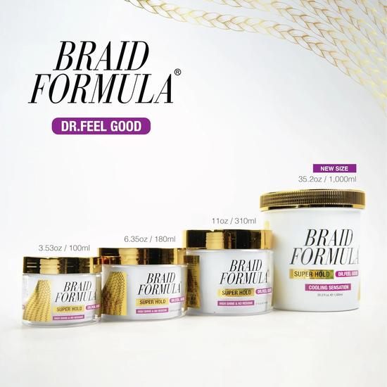 Ebin New York Braid Formula Anti Tension Super Hold 100ml