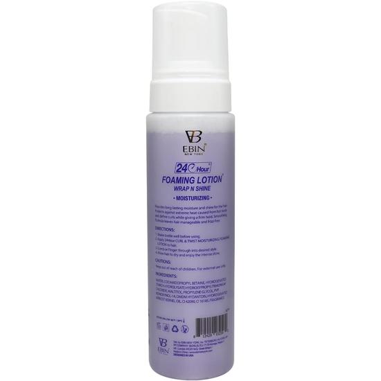 Ebin New York Curl & Twist Foaming Lotion Wrap & Shine Moisturising 250ml