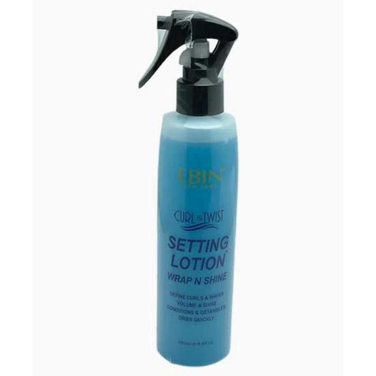 Ebin New York Curl & Twist Wrap N Shine Setting Lotion 250ml