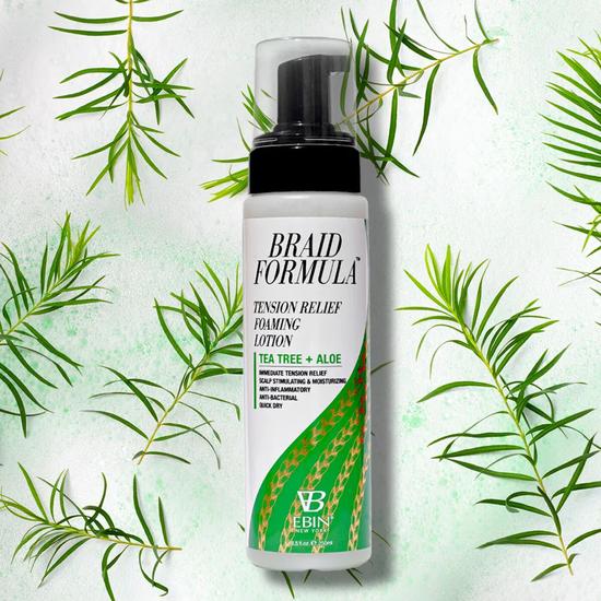 Ebin New York NewYork Braid Formula Tension Relief Foaming Lotion W Tea Tree & Aloe 250ml