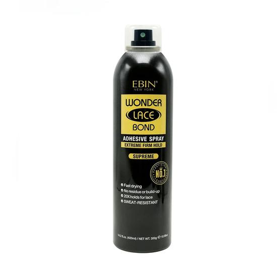 Ebin New York Wonder Lace Bond Adhesive Spray Extreme Firm Hold Supreme 80ml