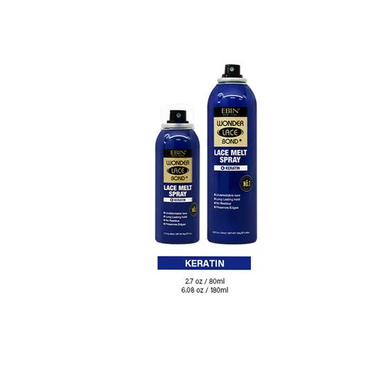 Ebin New York Wonder Lace Bond Lace Melt Spray Keratin Biotin 80ml