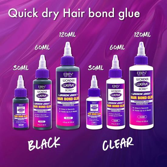 Ebin New York Wonder Weave Bond Hair Bond Glue Clear 30 ml